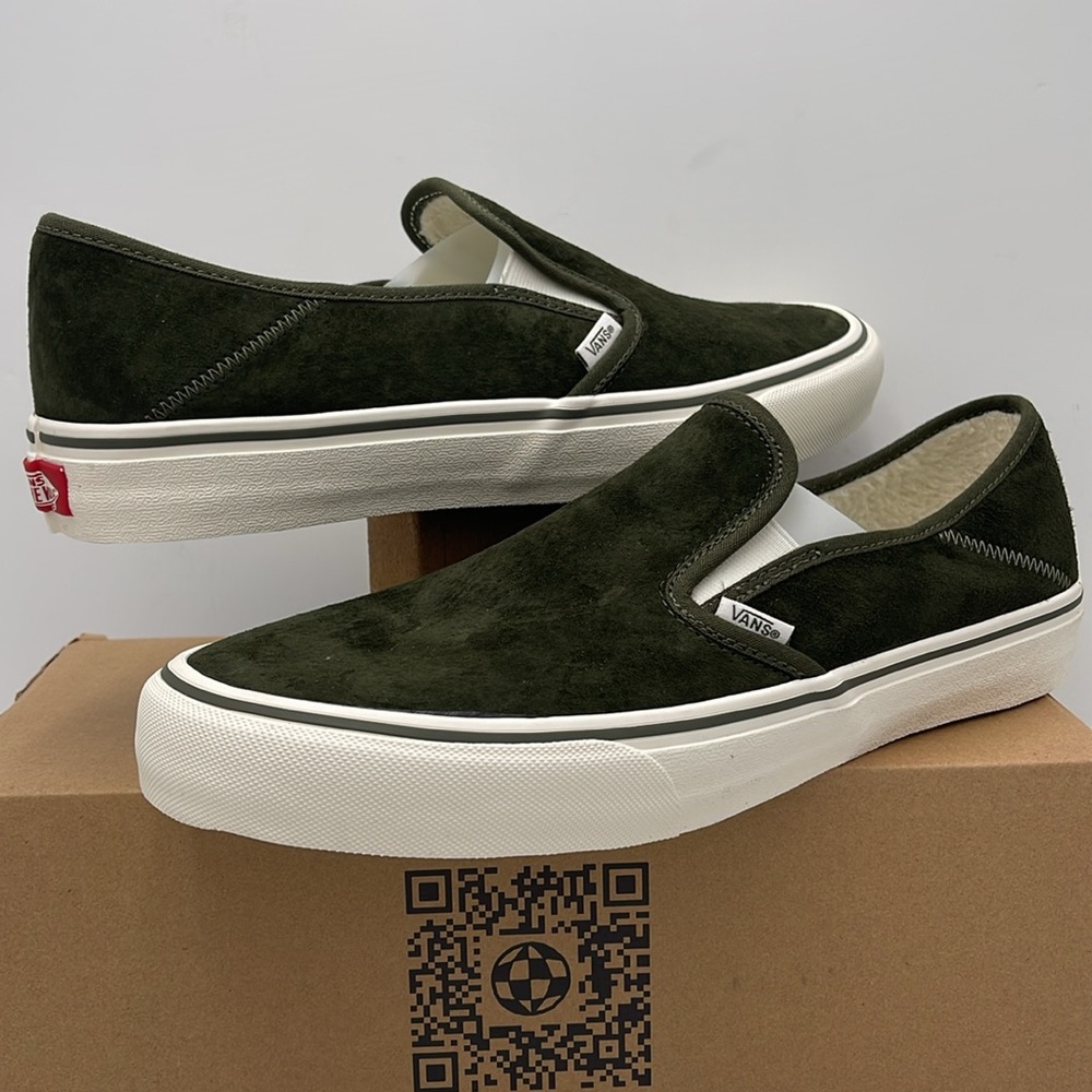 Vans Men's Green Classic Slip-On Slip-On Vr3 Sf
Sherpa Grape Leaf/Marshma - Picture 9 of 16